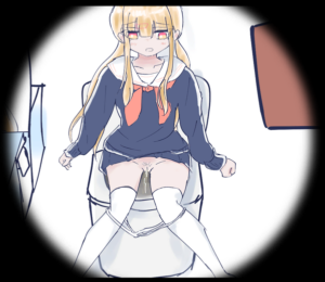 うちのが壊れたからトイレかしてっ！